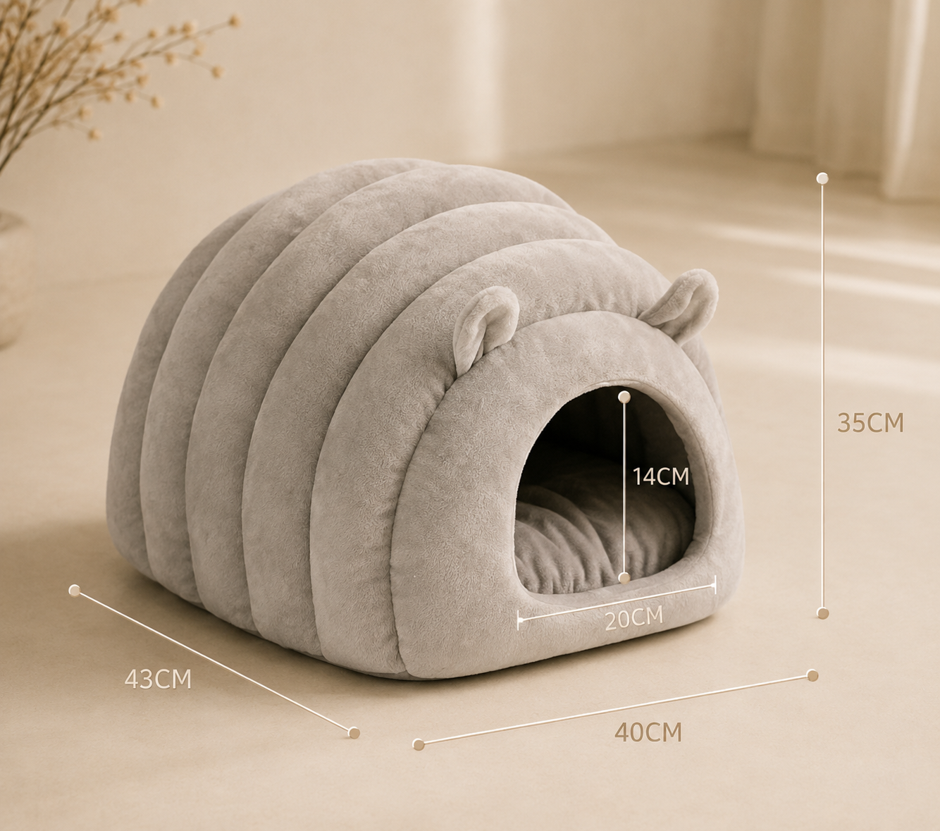 Cama Refugio Premium para Gatos | CatZen