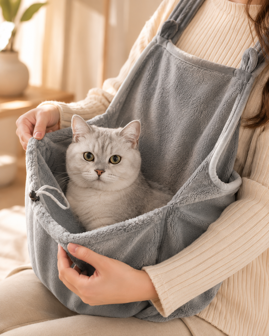 Manta Portabebé para Gatos | Abrazo CatZen