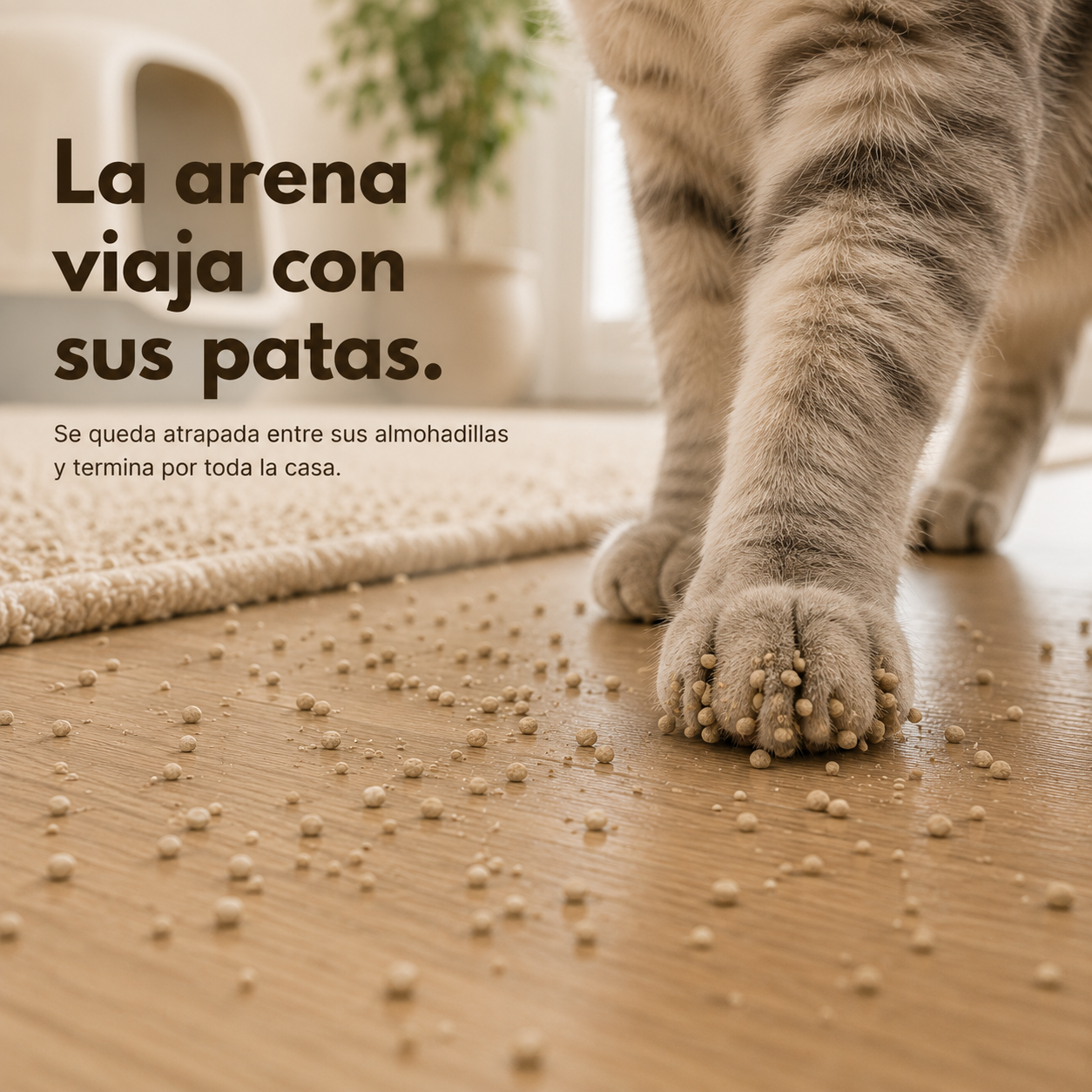 CatZen™ CleanStep | Alfombra Atrapa Arena para Gatos