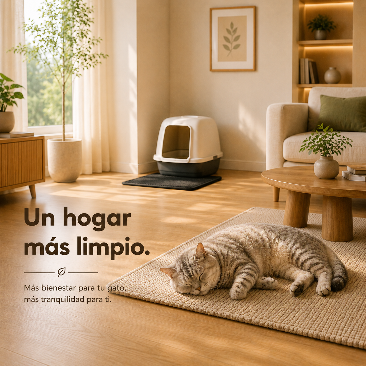 CatZen™ CleanStep | Alfombra Atrapa Arena para Gatos